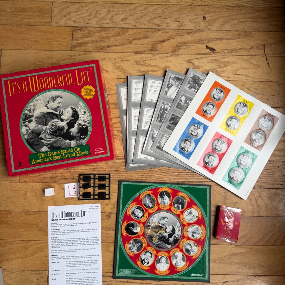 It's a Wonderful Life Board Game -- Brand New - Picture 2 of 3